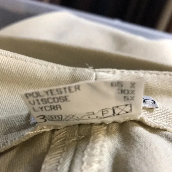 Absolu Size 2 Vintage Floral Detailed Pants in Beige Color. New With Tag. - Picture 8 of 8